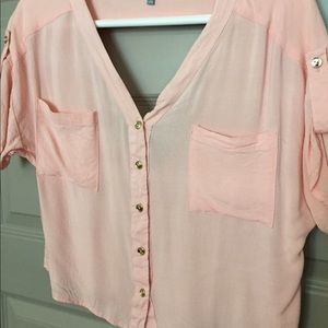 Charlotte Russe Crop Top in Pink